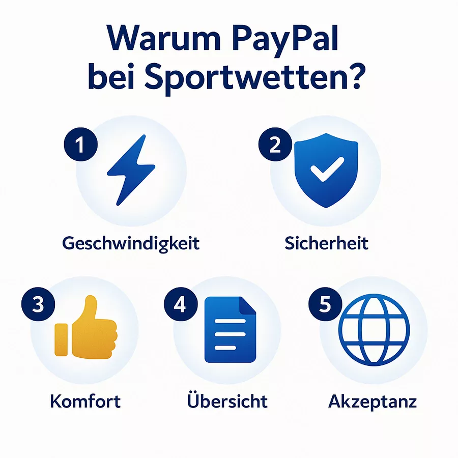 Fünf Vorteile von PayPal bei Sportwetten - Geschwindigkeit, Sicherheit und Komfort