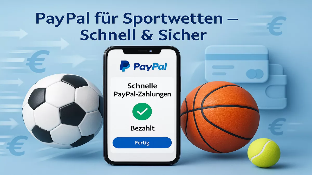Sportwetten mit PayPal 2025 - Schnelle und sichere Zahlungen bei Wettanbietern