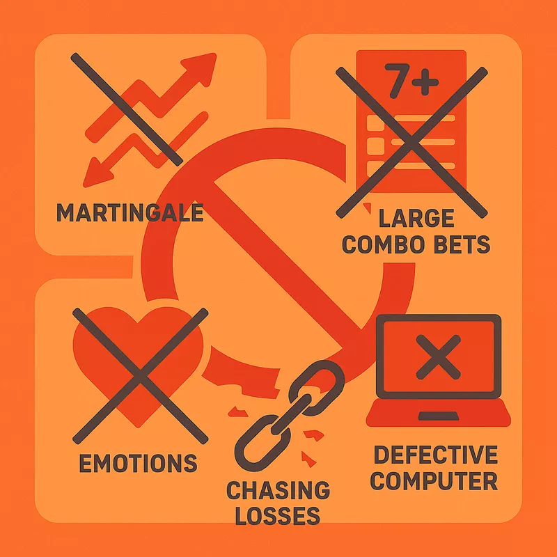 Häufige Wettstrategie Fehler vermeiden - Was nicht mehr funktioniert